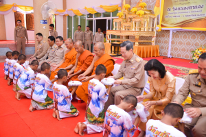 มรภ.เทพสตรี ร่วมพิธีลาสิกขาสามเณรที่เข้าร่วมโครงการบรรพชาสามเณรภาคฤดูร้อน เฉลิมพระเกียรติพระบาทสมเด็จพระเจ้าอยู่หัว เนื่องในโอกาสมหามงคลเฉลิมพระชนมพรรษา 6 รอบ 28 กรกฎาคม 2567