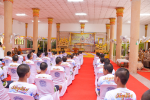 มรภ.เทพสตรี ร่วมพิธีลาสิกขาสามเณรที่เข้าร่วมโครงการบรรพชาสามเณรภาคฤดูร้อน เฉลิมพระเกียรติพระบาทสมเด็จพระเจ้าอยู่หัว เนื่องในโอกาสมหามงคลเฉลิมพระชนมพรรษา 6 รอบ 28 กรกฎาคม 2567