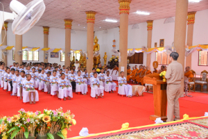 มรภ.เทพสตรี ร่วมพิธีลาสิกขาสามเณรที่เข้าร่วมโครงการบรรพชาสามเณรภาคฤดูร้อน เฉลิมพระเกียรติพระบาทสมเด็จพระเจ้าอยู่หัว เนื่องในโอกาสมหามงคลเฉลิมพระชนมพรรษา 6 รอบ 28 กรกฎาคม 2567