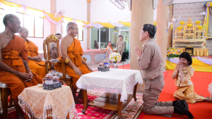 มรภ.เทพสตรี ร่วมพิธีลาสิกขาสามเณรที่เข้าร่วมโครงการบรรพชาสามเณรภาคฤดูร้อน เฉลิมพระเกียรติพระบาทสมเด็จพระเจ้าอยู่หัว เนื่องในโอกาสมหามงคลเฉลิมพระชนมพรรษา 6 รอบ 28 กรกฎาคม 2567