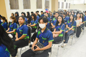คณะมนุษยศาสตร์ฯ จัดกิจกรรมสืบสานเพลงพื้นบ้านในงานประเพณีแห่พระศรีอริยเมตไตรย วัดไลย์
