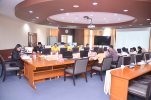 การประชุม คกก.จัดทำรายงานต้นทุนต่อหน่วยผลผลิต มรท. ประจำปีงบประมาณ พ.ศ. 2566 ครั้งที่ 1/67