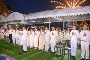 มรท. ร่วมพิธีวันวิสาขบูชา ประจำปี พ.ศ. 2567 ณ วัดเสาธงทอง