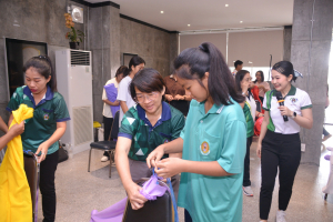สำนักศิลปะและวัฒนธรรมจัดอบรมการเตรียมสถานที่สำหรับการอบรมสัมมนาและการตกแต่งนิทรรศการอย่างมืออาชีพ