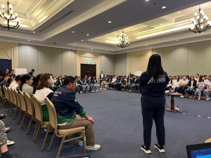 มรท. จัดอบรมหนึ่งวิสัยทัศน์ หนึ่งดวงใจ สานสัมพันธ์น้องพี่เทพสตรี สู่การพัฒนามหาวิทยาลัยที่ยั่งยืน รุ่นที่ 3