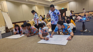 มรท. จัดอบรมหนึ่งวิสัยทัศน์ หนึ่งดวงใจ สานสัมพันธ์น้องพี่เทพสตรี สู่การพัฒนามหาวิทยาลัยที่ยั่งยืน รุ่นที่ 3