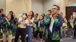 มรท. จัดอบรมหนึ่งวิสัยทัศน์ หนึ่งดวงใจ สานสัมพันธ์น้องพี่เทพสตรี สู่การพัฒนามหาวิทยาลัยที่ยั่งยืน รุ่นที่ 3