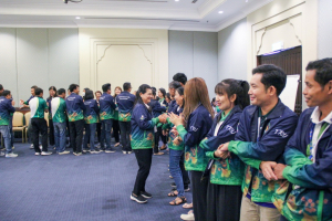 มรท. จัดอบรมหนึ่งวิสัยทัศน์ หนึ่งดวงใจ สานสัมพันธ์น้องพี่เทพสตรี สู่การพัฒนามหาวิทยาลัยที่ยั่งยืน รุ่นที่ 3