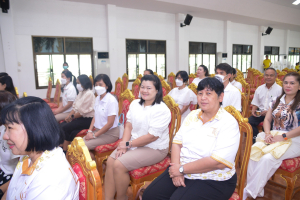 มรภ.เทพสตรี ร่วมพิธีเจริญพระพุทธมนต์เฉลิมพระเกียรติ ถวายพระพรชัยมงคลแด่ พระบาทสมเด็จพระเจ้าอยู่หัว เนื่องในโอกาสมหามงคลเฉลิมพระชนมพรรษา 6 รอบ 28 กรกฎาคม 2567 ครั้งที่ 5