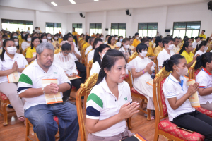 มรภ.เทพสตรี ร่วมพิธีเจริญพระพุทธมนต์เฉลิมพระเกียรติ ถวายพระพรชัยมงคลแด่ พระบาทสมเด็จพระเจ้าอยู่หัว เนื่องในโอกาสมหามงคลเฉลิมพระชนมพรรษา 6 รอบ 28 กรกฎาคม 2567 ครั้งที่ 5