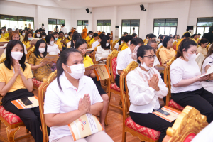 มรภ.เทพสตรี ร่วมพิธีเจริญพระพุทธมนต์เฉลิมพระเกียรติ ถวายพระพรชัยมงคลแด่ พระบาทสมเด็จพระเจ้าอยู่หัว เนื่องในโอกาสมหามงคลเฉลิมพระชนมพรรษา 6 รอบ 28 กรกฎาคม 2567 ครั้งที่ 5