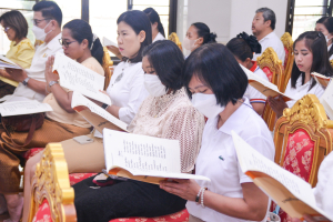 มรภ.เทพสตรี ร่วมพิธีเจริญพระพุทธมนต์เฉลิมพระเกียรติ ถวายพระพรชัยมงคลแด่ พระบาทสมเด็จพระเจ้าอยู่หัว เนื่องในโอกาสมหามงคลเฉลิมพระชนมพรรษา 6 รอบ 28 กรกฎาคม 2567 ครั้งที่ 5