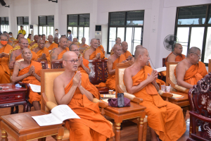 มรภ.เทพสตรี ร่วมพิธีเจริญพระพุทธมนต์เฉลิมพระเกียรติ ถวายพระพรชัยมงคลแด่ พระบาทสมเด็จพระเจ้าอยู่หัว เนื่องในโอกาสมหามงคลเฉลิมพระชนมพรรษา 6 รอบ 28 กรกฎาคม 2567 ครั้งที่ 5