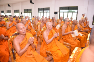 มรภ.เทพสตรี ร่วมพิธีเจริญพระพุทธมนต์เฉลิมพระเกียรติ ถวายพระพรชัยมงคลแด่ พระบาทสมเด็จพระเจ้าอยู่หัว เนื่องในโอกาสมหามงคลเฉลิมพระชนมพรรษา 6 รอบ 28 กรกฎาคม 2567 ครั้งที่ 5