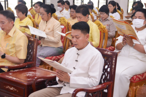 มรภ.เทพสตรี ร่วมพิธีเจริญพระพุทธมนต์เฉลิมพระเกียรติ ถวายพระพรชัยมงคลแด่ พระบาทสมเด็จพระเจ้าอยู่หัว เนื่องในโอกาสมหามงคลเฉลิมพระชนมพรรษา 6 รอบ 28 กรกฎาคม 2567 ครั้งที่ 5