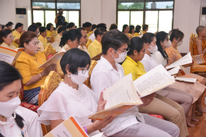 มรภ.เทพสตรี ร่วมพิธีเจริญพระพุทธมนต์เฉลิมพระเกียรติ ถวายพระพรชัยมงคลแด่ พระบาทสมเด็จพระเจ้าอยู่หัว เนื่องในโอกาสมหามงคลเฉลิมพระชนมพรรษา 6 รอบ 28 กรกฎาคม 2567 ครั้งที่ 5