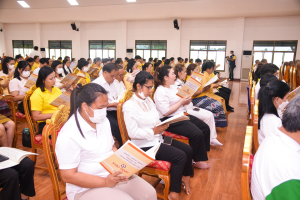 มรภ.เทพสตรี ร่วมพิธีเจริญพระพุทธมนต์เฉลิมพระเกียรติ ถวายพระพรชัยมงคลแด่ พระบาทสมเด็จพระเจ้าอยู่หัว เนื่องในโอกาสมหามงคลเฉลิมพระชนมพรรษา 6 รอบ 28 กรกฎาคม 2567 ครั้งที่ 5