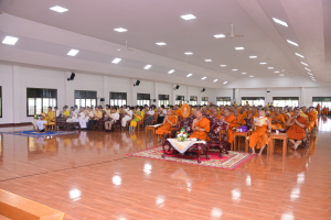 มรภ.เทพสตรี ร่วมพิธีเจริญพระพุทธมนต์เฉลิมพระเกียรติ ถวายพระพรชัยมงคลแด่ พระบาทสมเด็จพระเจ้าอยู่หัว เนื่องในโอกาสมหามงคลเฉลิมพระชนมพรรษา 6 รอบ 28 กรกฎาคม 2567 ครั้งที่ 5