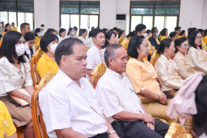 มรภ.เทพสตรี ร่วมพิธีเจริญพระพุทธมนต์เฉลิมพระเกียรติ ถวายพระพรชัยมงคลแด่ พระบาทสมเด็จพระเจ้าอยู่หัว เนื่องในโอกาสมหามงคลเฉลิมพระชนมพรรษา 6 รอบ 28 กรกฎาคม 2567 ครั้งที่ 5