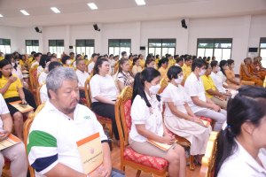 มรภ.เทพสตรี ร่วมพิธีเจริญพระพุทธมนต์เฉลิมพระเกียรติ ถวายพระพรชัยมงคลแด่ พระบาทสมเด็จพระเจ้าอยู่หัว เนื่องในโอกาสมหามงคลเฉลิมพระชนมพรรษา 6 รอบ 28 กรกฎาคม 2567 ครั้งที่ 5