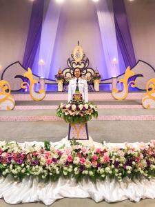 ผู้แทนผู้บริหาร คณาจารย์ บุคลากร และนักศึกษา บันทึกเทปโทรทัศน์ถวายพระพรชัยมงคล สมเด็จพระนางเจ้าฯ พระบรมราชินี