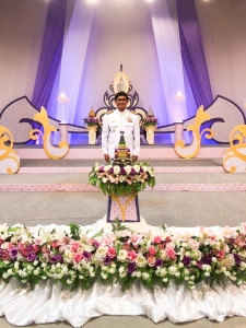 ผู้แทนผู้บริหาร คณาจารย์ บุคลากร และนักศึกษา บันทึกเทปโทรทัศน์ถวายพระพรชัยมงคล สมเด็จพระนางเจ้าฯ พระบรมราชินี