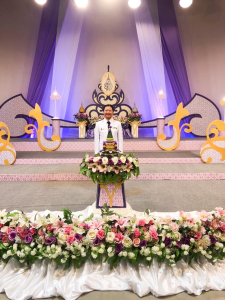 ผู้แทนผู้บริหาร คณาจารย์ บุคลากร และนักศึกษา บันทึกเทปโทรทัศน์ถวายพระพรชัยมงคล สมเด็จพระนางเจ้าฯ พระบรมราชินี