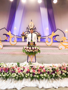 ผู้แทนผู้บริหาร คณาจารย์ บุคลากร และนักศึกษา บันทึกเทปโทรทัศน์ถวายพระพรชัยมงคล สมเด็จพระนางเจ้าฯ พระบรมราชินี