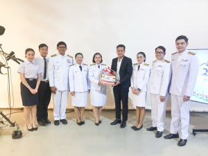 ผู้แทนผู้บริหาร คณาจารย์ บุคลากร และนักศึกษา บันทึกเทปโทรทัศน์ถวายพระพรชัยมงคล สมเด็จพระนางเจ้าฯ พระบรมราชินี