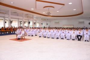 อธิการบดี คณะผู้บริหาร และบุคลากร ร่วมพิธีวันเฉลิมพระชนมพรรษาสมเด็จพระนางเจ้าฯ พระบรมราชินี