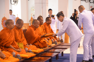 อธิการบดี คณะผู้บริหาร และบุคลากร ร่วมพิธีวันเฉลิมพระชนมพรรษาสมเด็จพระนางเจ้าฯ พระบรมราชินี