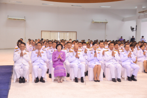 อธิการบดี คณะผู้บริหาร และบุคลากร ร่วมพิธีวันเฉลิมพระชนมพรรษาสมเด็จพระนางเจ้าฯ พระบรมราชินี