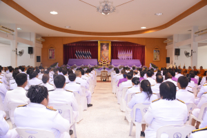 อธิการบดี คณะผู้บริหาร และบุคลากร ร่วมพิธีวันเฉลิมพระชนมพรรษาสมเด็จพระนางเจ้าฯ พระบรมราชินี