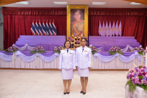 อธิการบดี คณะผู้บริหาร และบุคลากร ร่วมพิธีวันเฉลิมพระชนมพรรษาสมเด็จพระนางเจ้าฯ พระบรมราชินี