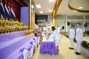 อธิการบดี คณะผู้บริหาร และบุคลากร ร่วมพิธีวันเฉลิมพระชนมพรรษาสมเด็จพระนางเจ้าฯ พระบรมราชินี