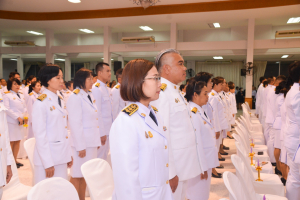 อธิการบดี คณะผู้บริหาร และบุคลากร ร่วมพิธีวันเฉลิมพระชนมพรรษาสมเด็จพระนางเจ้าฯ พระบรมราชินี