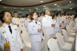 อธิการบดี คณะผู้บริหาร และบุคลากร ร่วมพิธีวันเฉลิมพระชนมพรรษาสมเด็จพระนางเจ้าฯ พระบรมราชินี