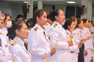 อธิการบดี คณะผู้บริหาร และบุคลากร ร่วมพิธีวันเฉลิมพระชนมพรรษาสมเด็จพระนางเจ้าฯ พระบรมราชินี