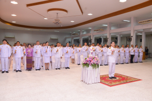 อธิการบดี คณะผู้บริหาร และบุคลากร ร่วมพิธีวันเฉลิมพระชนมพรรษาสมเด็จพระนางเจ้าฯ พระบรมราชินี