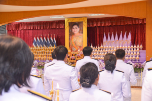 อธิการบดี คณะผู้บริหาร และบุคลากร ร่วมพิธีวันเฉลิมพระชนมพรรษาสมเด็จพระนางเจ้าฯ พระบรมราชินี