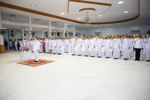 อธิการบดี คณะผู้บริหาร และบุคลากร ร่วมพิธีวันเฉลิมพระชนมพรรษาสมเด็จพระนางเจ้าฯ พระบรมราชินี