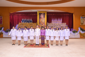 อธิการบดี คณะผู้บริหาร และบุคลากร ร่วมพิธีวันเฉลิมพระชนมพรรษาสมเด็จพระนางเจ้าฯ พระบรมราชินี