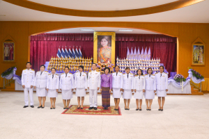 อธิการบดี คณะผู้บริหาร และบุคลากร ร่วมพิธีวันเฉลิมพระชนมพรรษาสมเด็จพระนางเจ้าฯ พระบรมราชินี