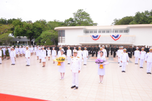 มรท. ร่วมพิธีวางพวงมาลาถวายราชสักการะวันคล้ายวันสวรรคต รัชกาลที่ 8