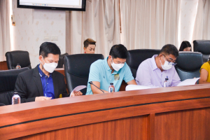 การประชุม คกก.จัดงานเดิน-วิ่งเฉลิมพระเกียรติพระบาทสมเด็จพระเจ้าอยู่หัวฯ