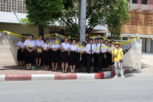 มรภ.เทพสตรี ร่วมกิจกรรมเดิน วิ่ง ปั่น ธงตราสัญลักษณ์งานเฉลิมพระเกียรติพระบาทสมเด็จพระเจ้าอยู่หัวฯ