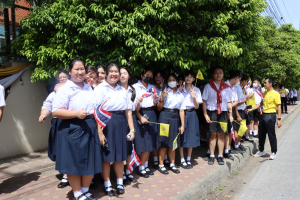 มรภ.เทพสตรี ร่วมกิจกรรมเดิน วิ่ง ปั่น ธงตราสัญลักษณ์งานเฉลิมพระเกียรติพระบาทสมเด็จพระเจ้าอยู่หัวฯ