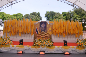มรภ.เทพสตรี ร่วมกิจกรรมเดิน วิ่ง ปั่น ธงตราสัญลักษณ์งานเฉลิมพระเกียรติพระบาทสมเด็จพระเจ้าอยู่หัวฯ