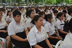 มรภ.เทพสตรี ร่วมกิจกรรมเดิน วิ่ง ปั่น ธงตราสัญลักษณ์งานเฉลิมพระเกียรติพระบาทสมเด็จพระเจ้าอยู่หัวฯ