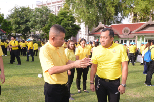มรภ.เทพสตรี ร่วมกิจกรรมเดิน วิ่ง ปั่น ธงตราสัญลักษณ์งานเฉลิมพระเกียรติพระบาทสมเด็จพระเจ้าอยู่หัวฯ